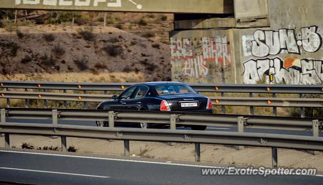 Maserati Quattroporte spotted in Murcia, Spain