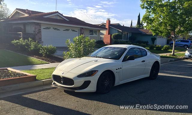 Maserati GranTurismo spotted in San Jose, California