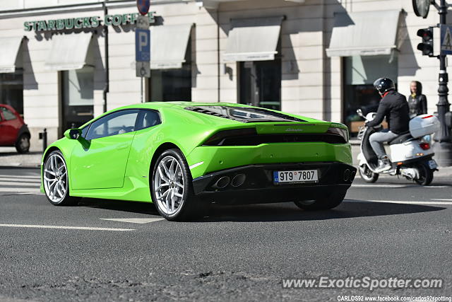 Lamborghini Huracan spotted in Warsaw, Poland