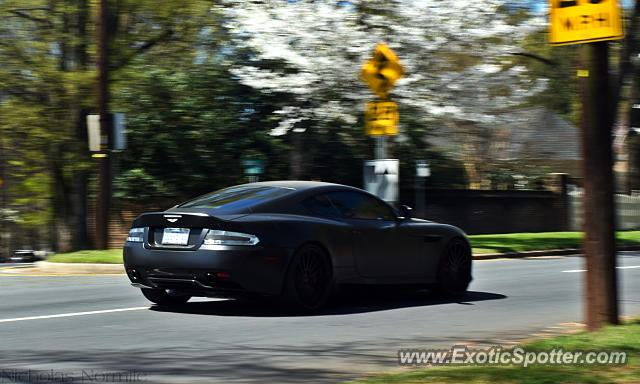 Aston Martin DB9 spotted in Charlotte, North Carolina