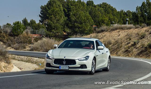 Maserati Ghibli spotted in Elda, Spain