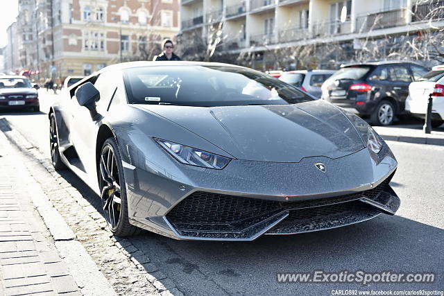 Lamborghini Huracan spotted in Warsaw, Poland