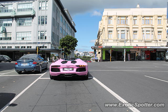 Lamborghini Aventador spotted in Auckland, New Zealand