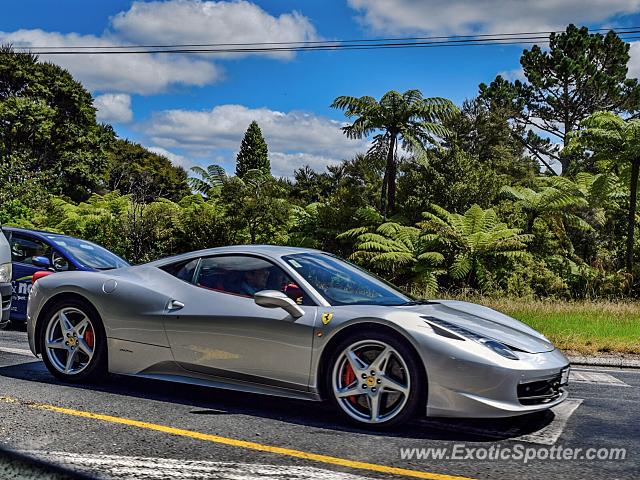 Ferrari 458 Italia spotted in Auckland, New Zealand