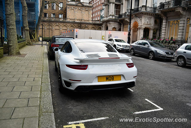 Porsche 911 Turbo spotted in London, United Kingdom