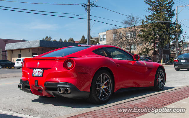 Ferrari F12 spotted in Highwood, Illinois