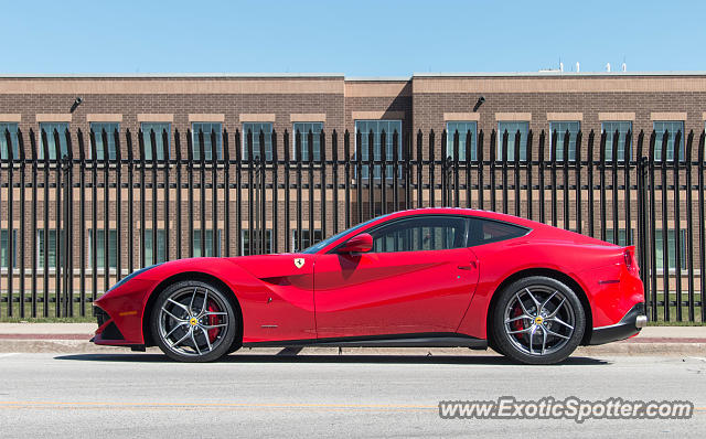 Ferrari F12 spotted in Highwood, Illinois