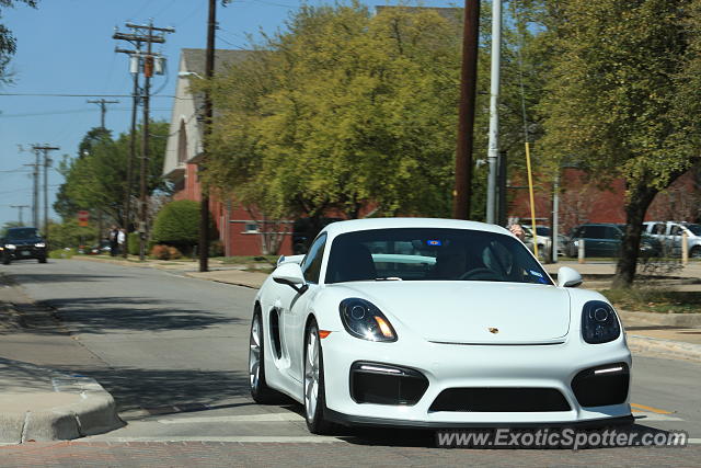 Porsche Cayman GT4 spotted in McKinney, Texas