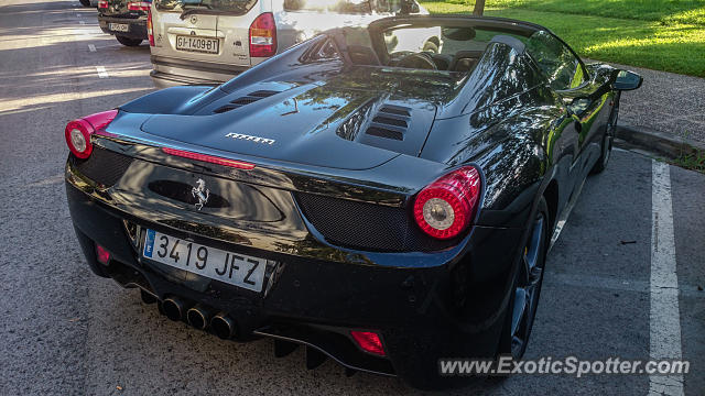 Ferrari 458 Italia spotted in Girona, Spain