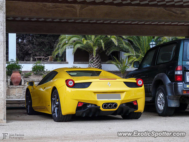 Ferrari 458 Italia spotted in S'Agaró, Spain