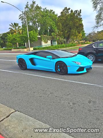 Lamborghini Aventador spotted in Los Angeles, California