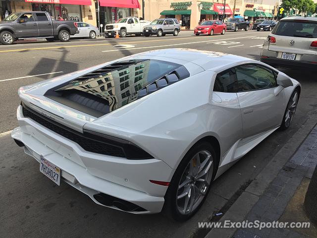 Lamborghini Huracan spotted in Los Angeles, California