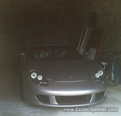 Porsche Carrera GT spotted in Moltifao,Corsica, France