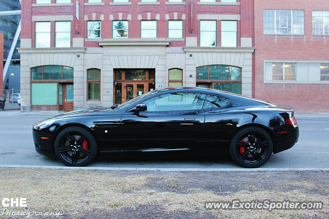 Aston Martin DB9 spotted in Calgary, Canada