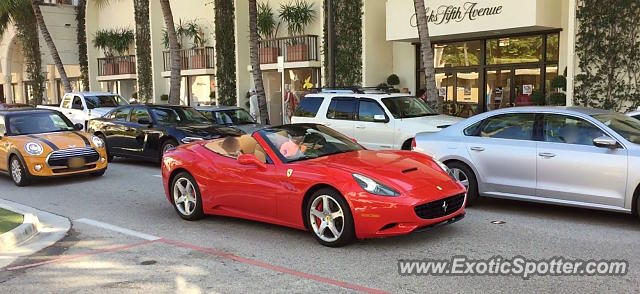 Ferrari California spotted in Palm Beach, Florida