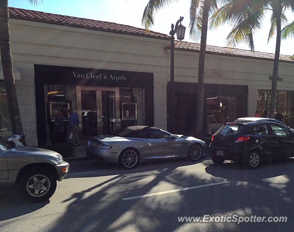 Aston Martin DB9 spotted in Palm Beach, Florida