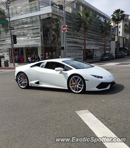 Lamborghini Huracan spotted in Beverly Hills, California