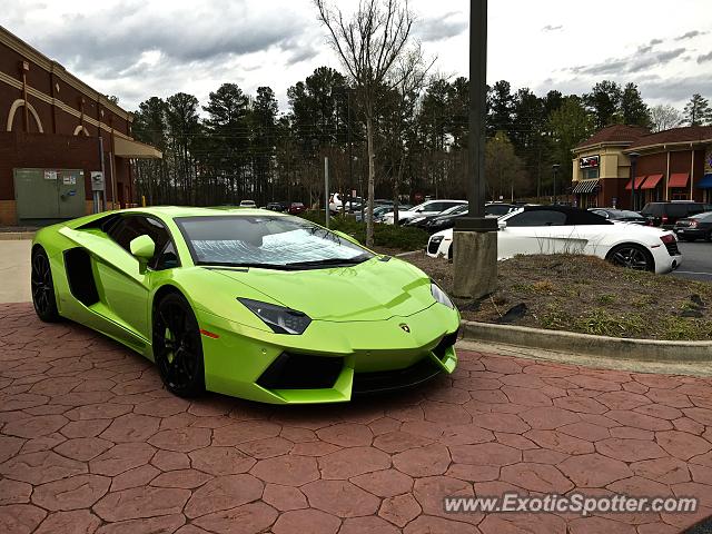 Lamborghini Aventador spotted in Johns Creek, Georgia