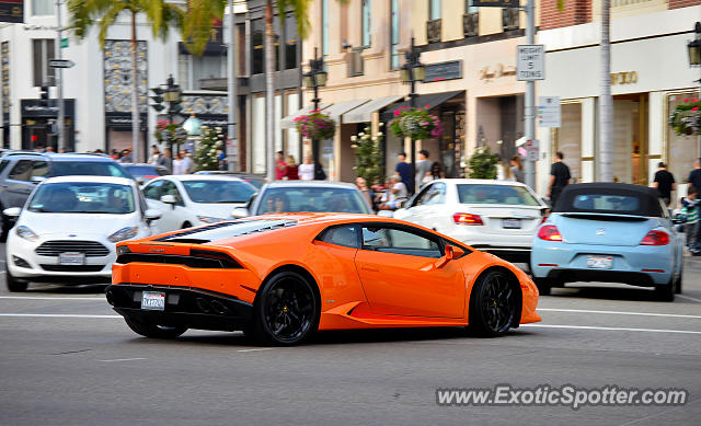 Lamborghini Huracan spotted in Beverly Hills, California