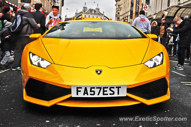 Lamborghini Huracan spotted in London, United Kingdom