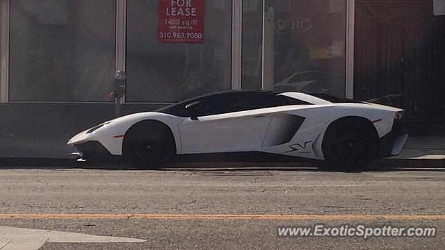 Lamborghini Aventador spotted in Los Angeles, California