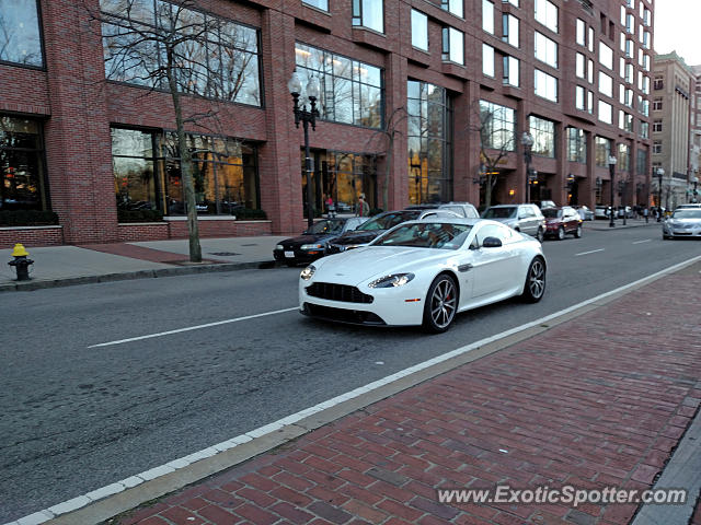 Aston Martin Vantage spotted in Boston, Massachusetts