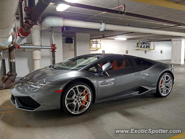 Lamborghini Huracan spotted in Boston, Massachusetts