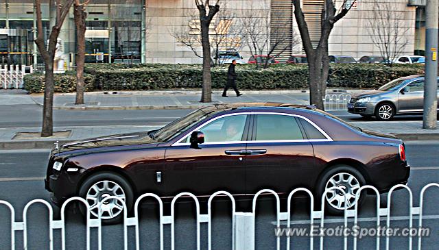 Rolls-Royce Ghost spotted in Beijing, China