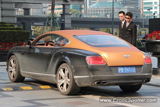 Bentley Continental spotted in Shanghai, China