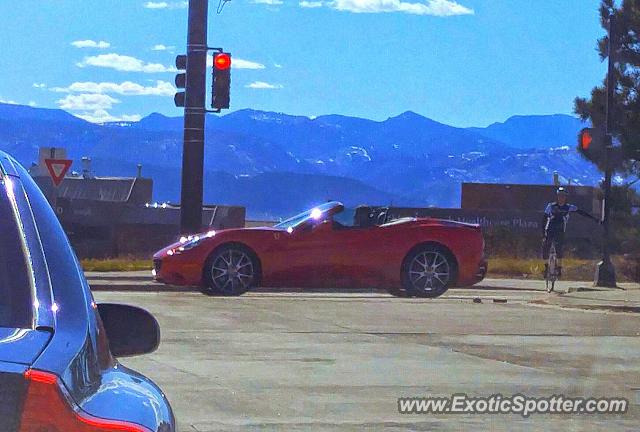 Ferrari California spotted in Highlands ranch, Colorado