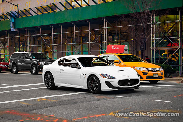 Maserati GranTurismo spotted in Manhattan, New York