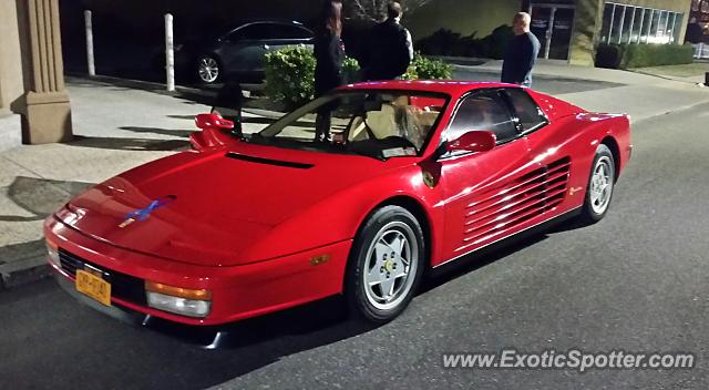 Ferrari Testarossa spotted in Woodmere, New York