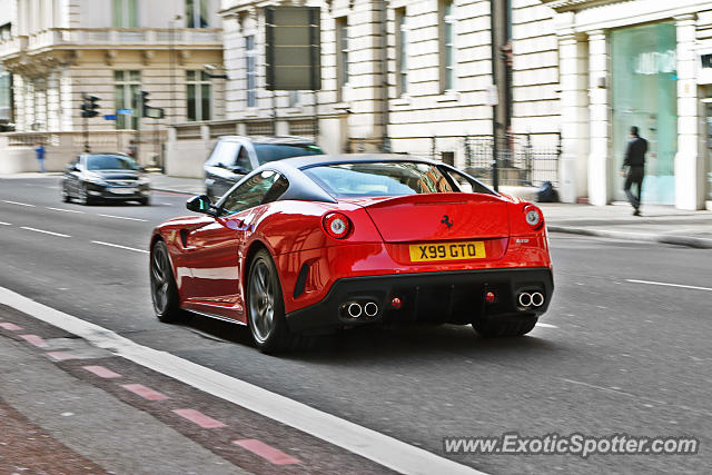 Ferrari 599GTO spotted in London, United Kingdom