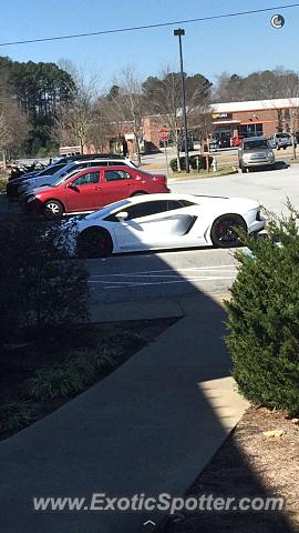 Lamborghini Aventador spotted in Acworth, Georgia