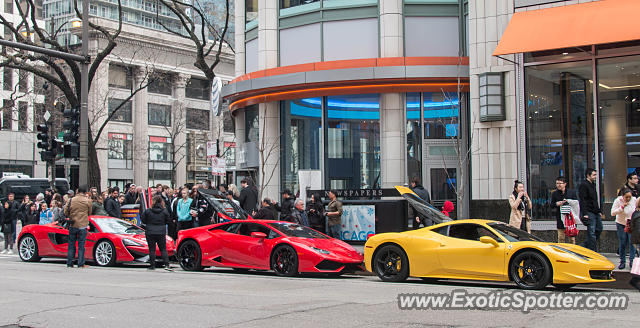 Ferrari 458 Italia spotted in Chicago, Illinois