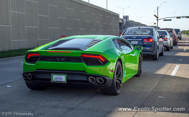 Lamborghini Huracan spotted in Dallas, Texas