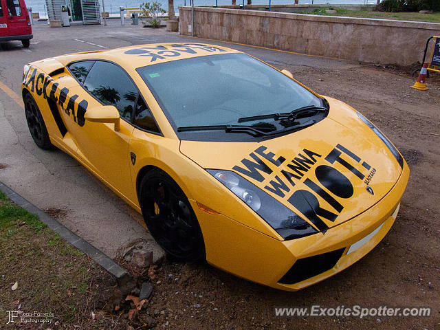 Lamborghini Gallardo spotted in S'Agaró, Spain