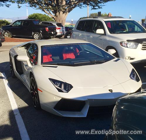 Lamborghini Aventador spotted in Monterey, California