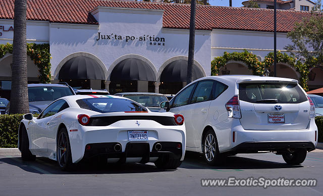 Ferrari 458 Italia spotted in Newport Beach, California