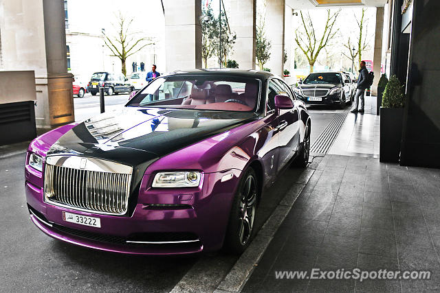 Rolls-Royce Wraith spotted in London, United Kingdom