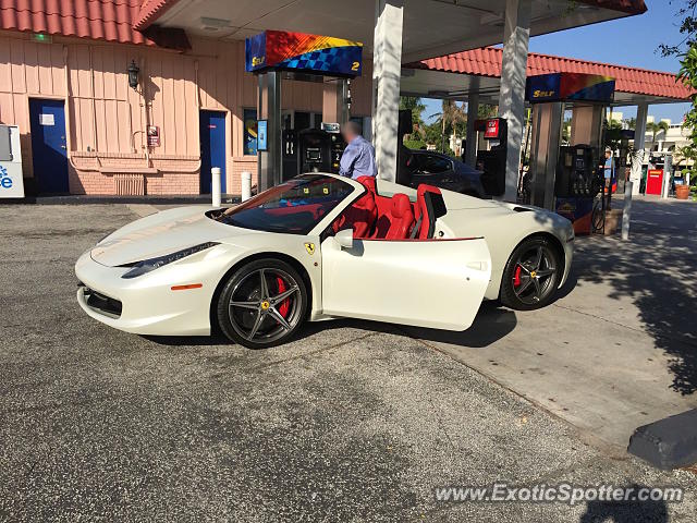 Ferrari 458 Italia spotted in Palm Beach, Florida