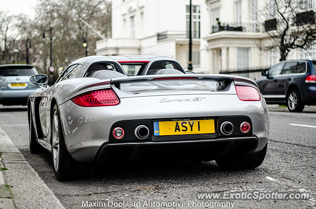 Porsche Carrera GT spotted in London, United Kingdom