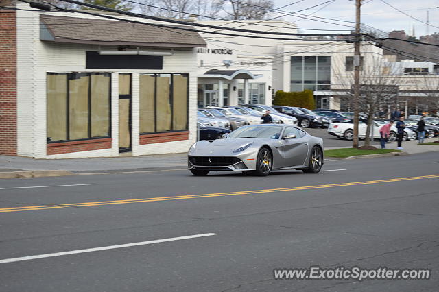 Ferrari F12 spotted in Greenwich, Connecticut