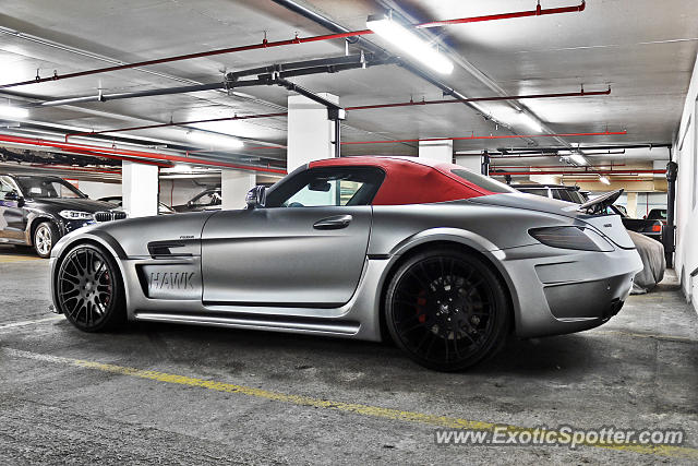 Mercedes SLS AMG spotted in London, United Kingdom