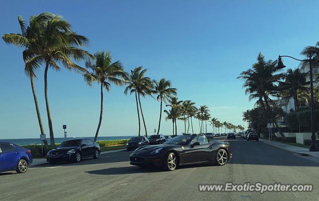 Ferrari California spotted in Palm Beach, Florida