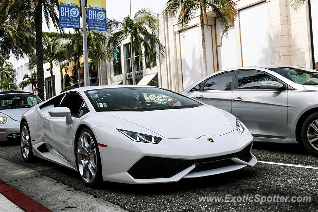 Lamborghini Huracan spotted in Beverly Hills, California