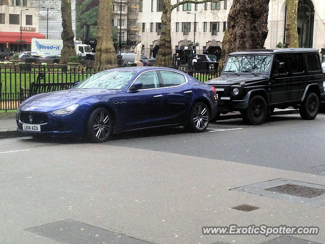 Maserati Ghibli spotted in London, United Kingdom