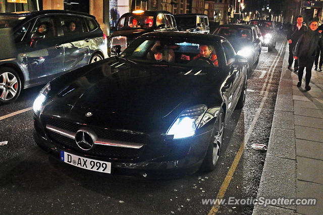 Mercedes SLS AMG spotted in London, United Kingdom