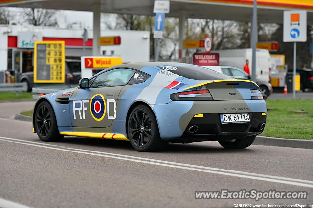 Aston Martin Vantage spotted in Warsaw, Poland