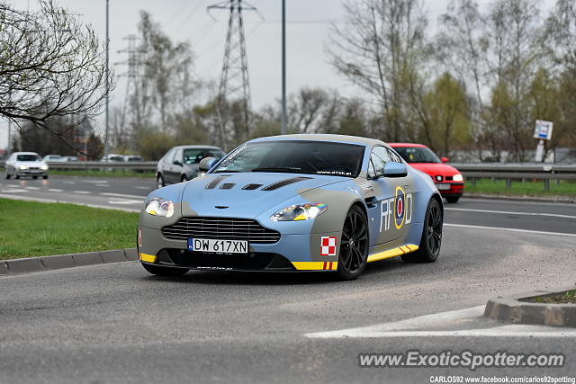 Aston Martin Vantage spotted in Warsaw, Poland